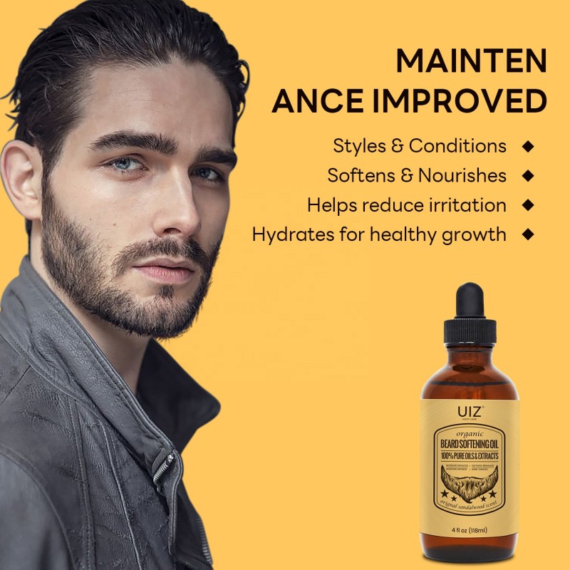 Beard Softening Oil Manufacturer - OEM Custom Private Label Scented Sandalwood Moisturizer Condition