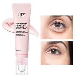 PDRN Eye Cream Manufacturer - OEM Pink Peptide Hyaluronic Acid Reduces Fine Lines Puffiness