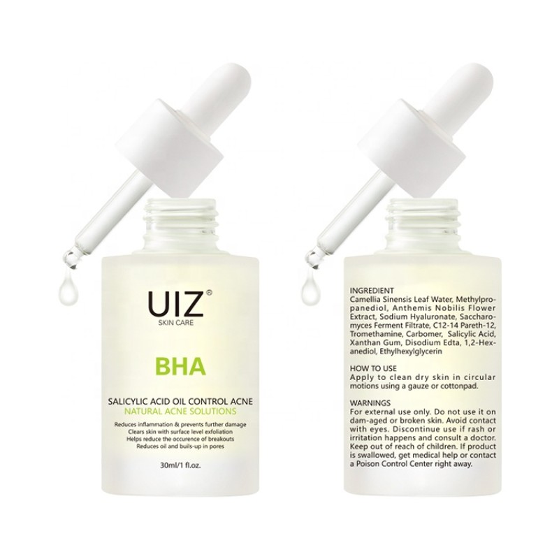 BHA Serum Manufacturer - OEM Factory Custom Anti Acne Spot Treatment Repair Shrink Pores