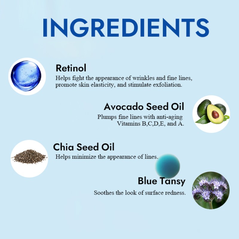 Retinol Night Serum Manufacturer - OEM Anti-Aging Hyaluronic Acid Aloe Vera Green Tea Lift