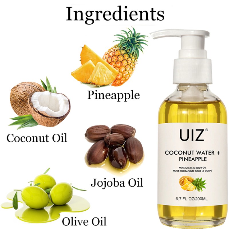Coconut Water Body Oil Manufacturer - OEM Custom Private Label Brightening Pain Relief