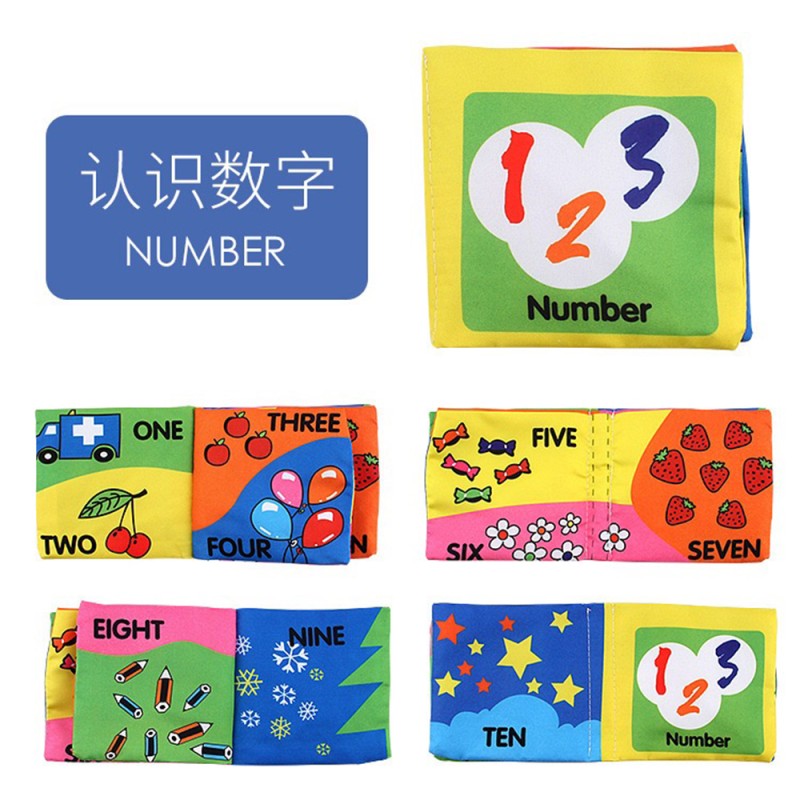 Soft Cloth Book Factory - Fabric Activity Book Newborn Travel