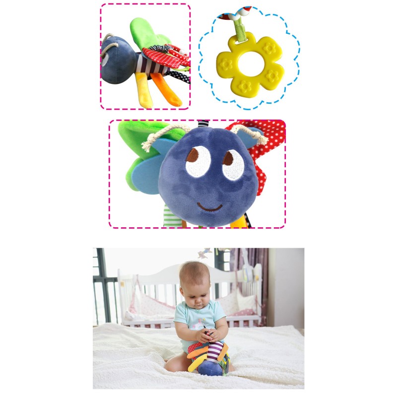 Pram Toys Manufacturer - Clip on Car Seat Hanging Rattle