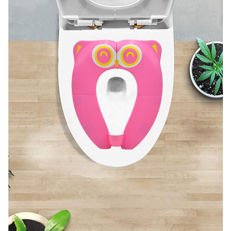 Folding Potty Seat Manufacturer - Owl Shape Washable Portable