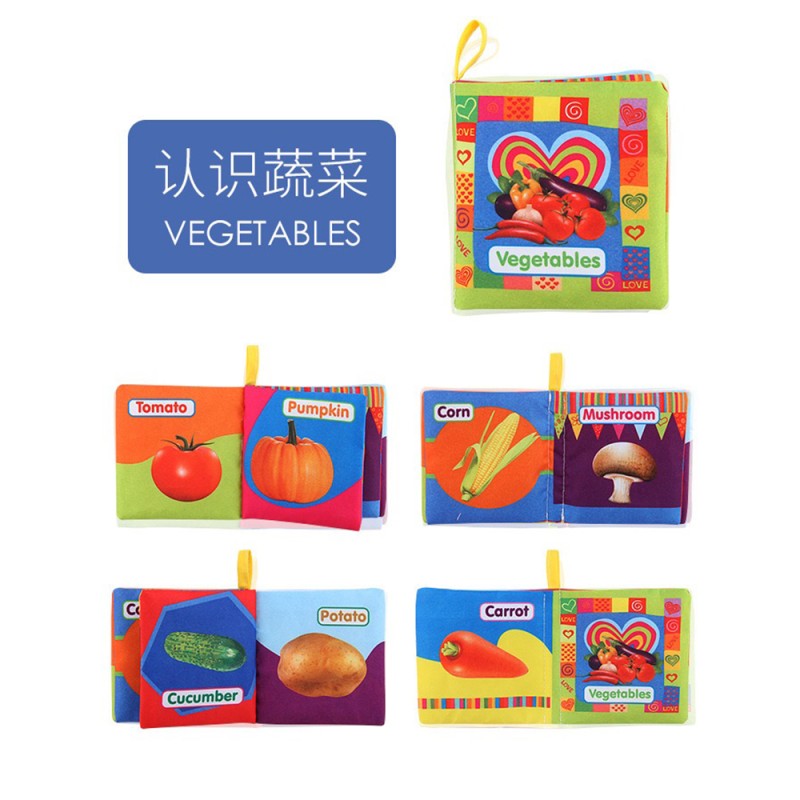 Soft Cloth Book Factory - Fabric Activity Book Newborn Travel