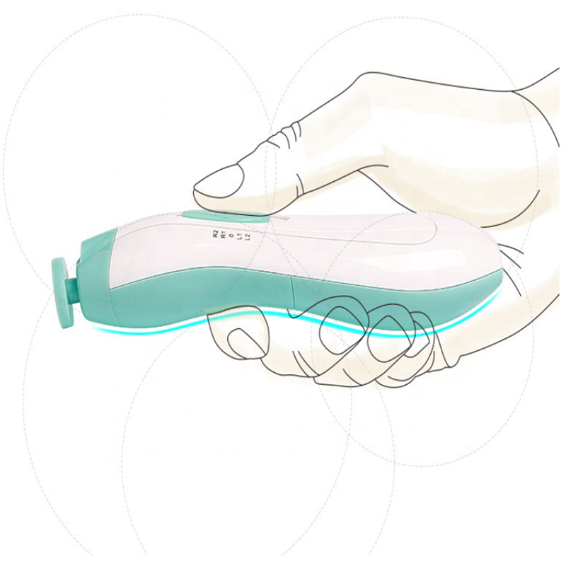 Baby Nail Trimmer Manufacturer - Electric LED Light Manicure Set