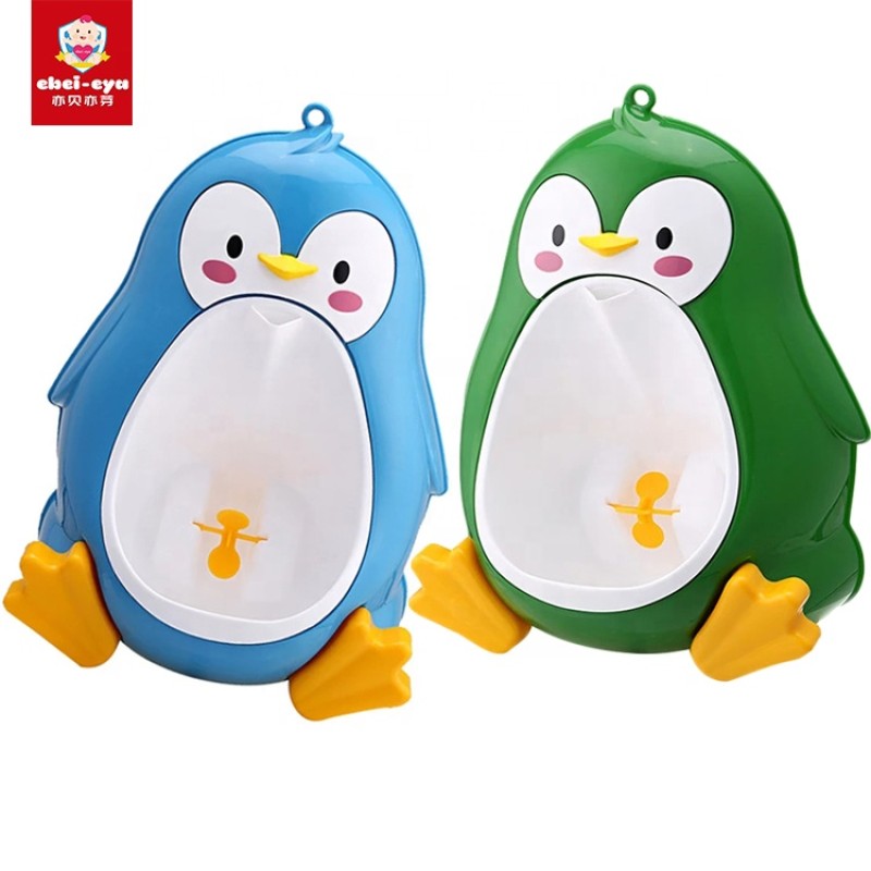 Baby Urinal Supplier - Cartoon Penguin Mouth Wall Mounted