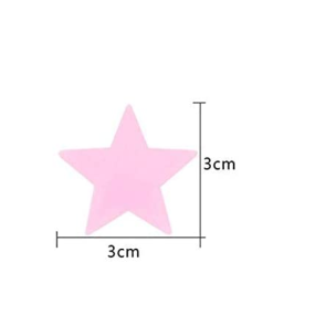 Glow Stickers Factory - 100PCS 3cm Mixed Coloured Stars