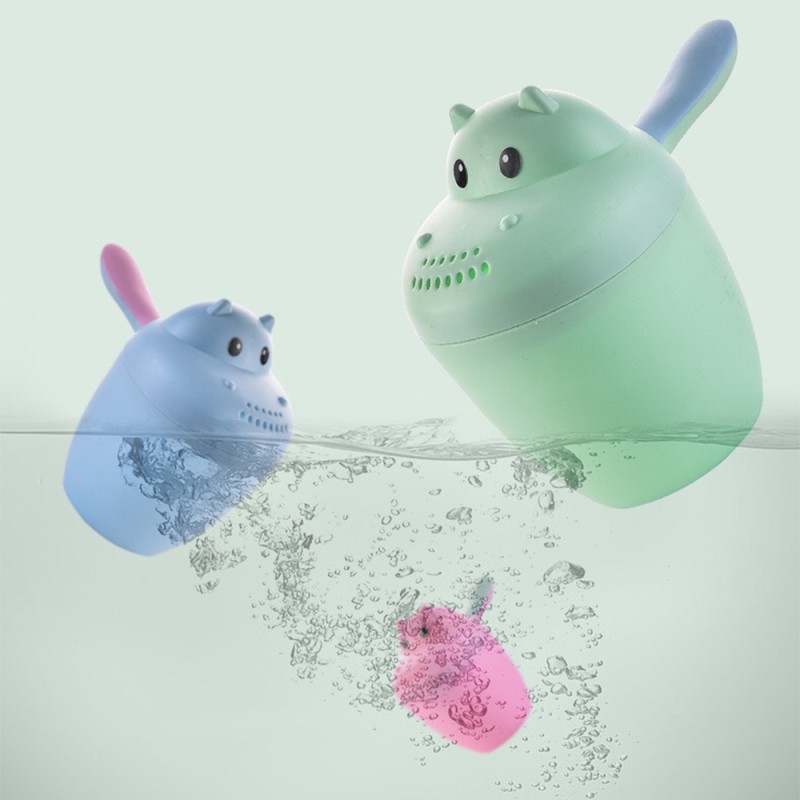Bath Rinse Cup Manufacturer - Animal-Shape Shampoo Mug Toddlers