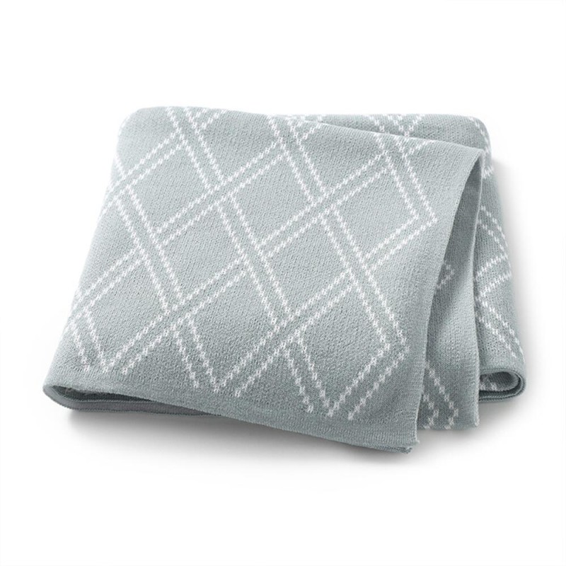 Swaddle Blanket Factory - Knitted Embroidery Colorful Dots