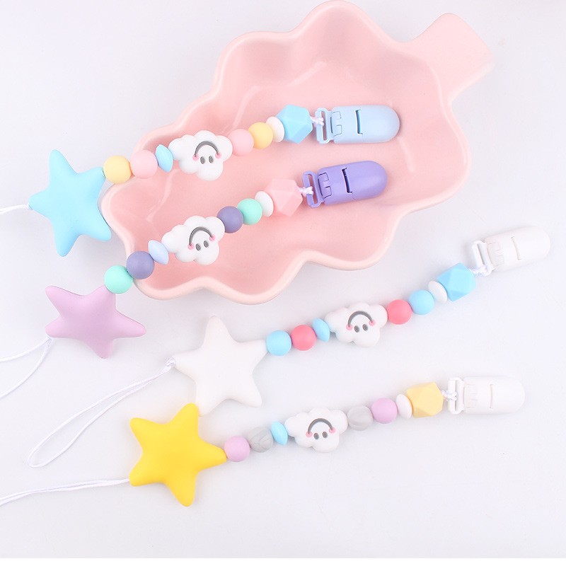 Pacifier Clip Manufacturer - Custom Animal Star Moon Toy