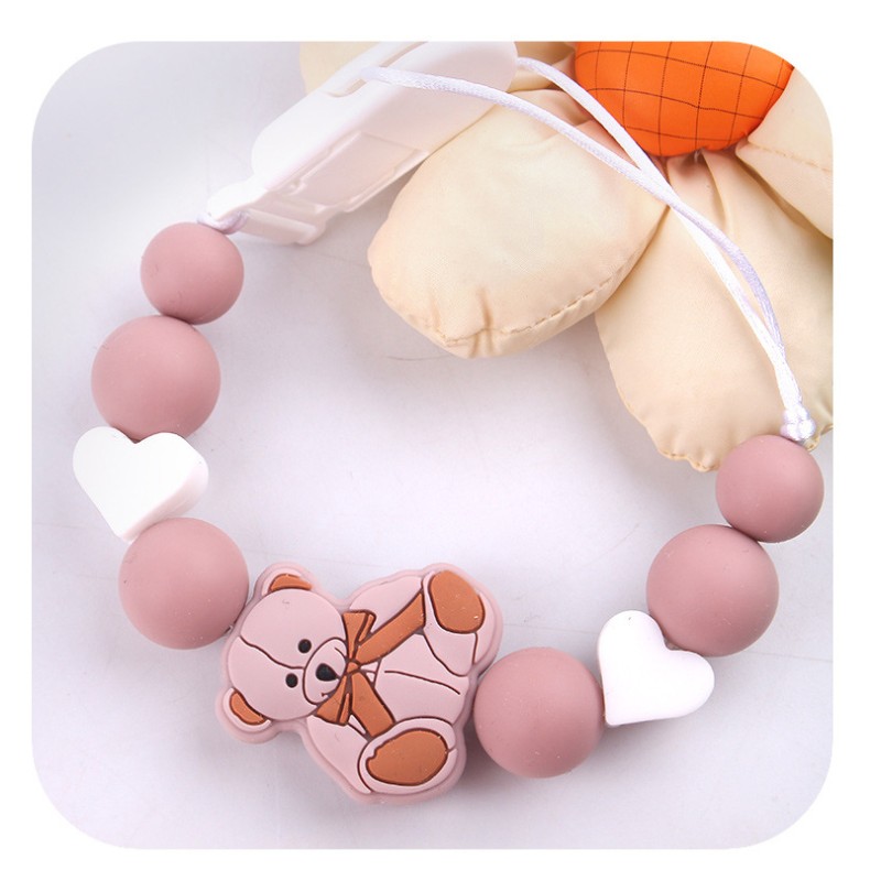 Baby Pacifier Manufacturer - Wooden Chain Clip Chewable