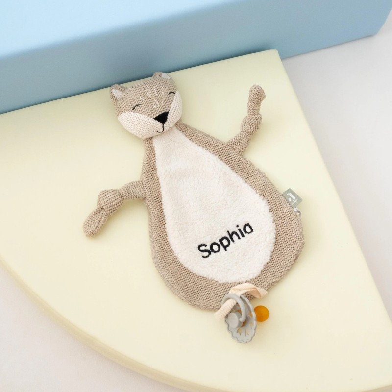 Baby Bib Supplier - Pure Cotton Muslin Cute Lion Doll