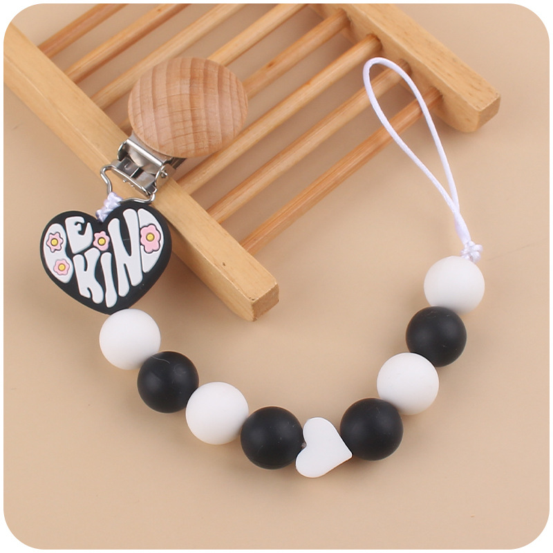 Pacifier Clip Factory - BPA-Free Bear Shape Wood Clip