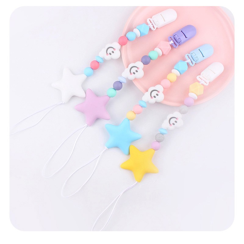 Pacifier Clip Manufacturer - Custom Animal Star Moon Toy