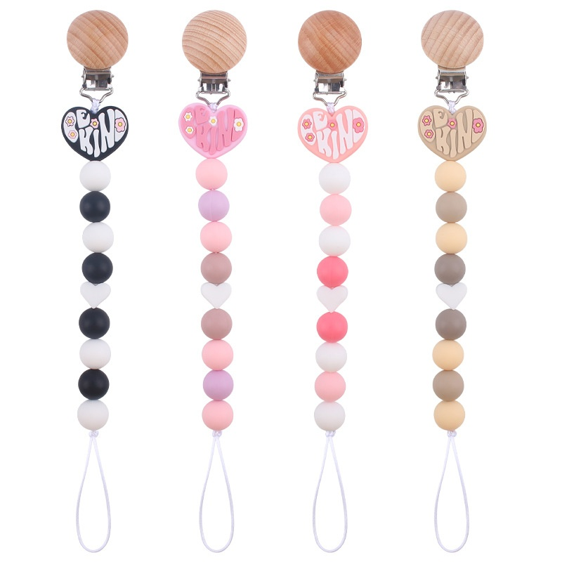 Pacifier Clip Factory - BPA-Free Bear Shape Wood Clip