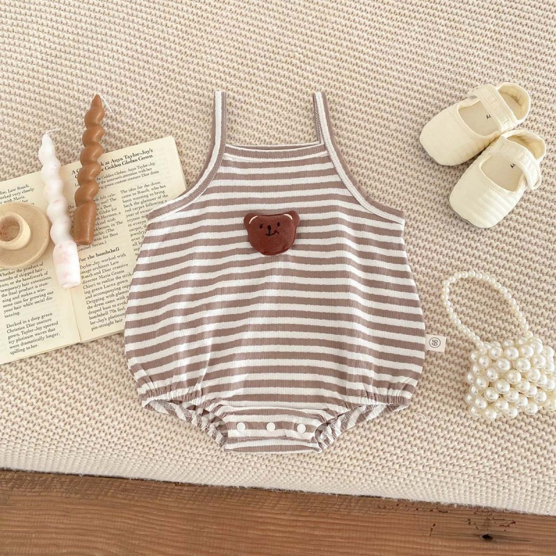 Baby Jumpsuit Manufacturer - OEM Floral Printing Snap Button