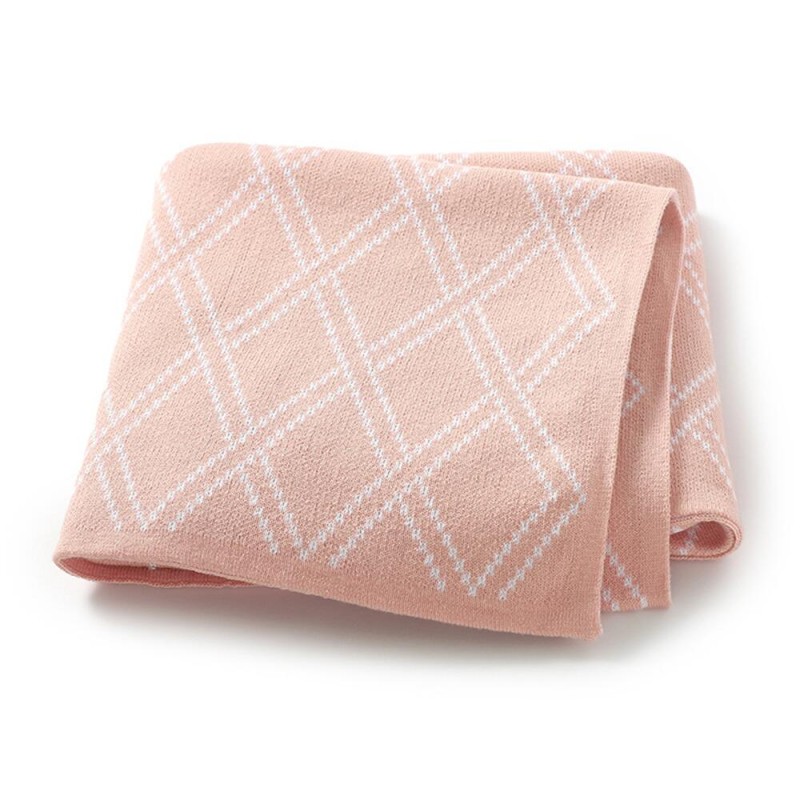 Swaddle Blanket Factory - Knitted Embroidery Colorful Dots