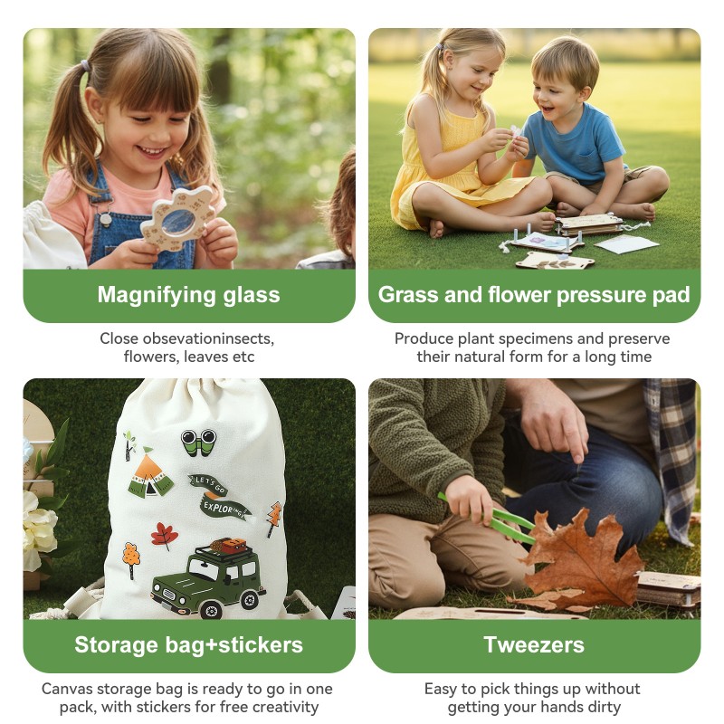 Wooden Toy Set Manufacturer - Outdoor Exploration Insect Observation