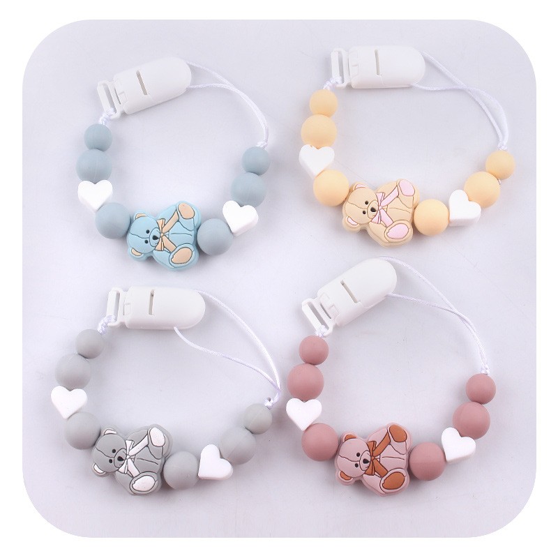 Baby Pacifier Manufacturer - Wooden Chain Clip Chewable