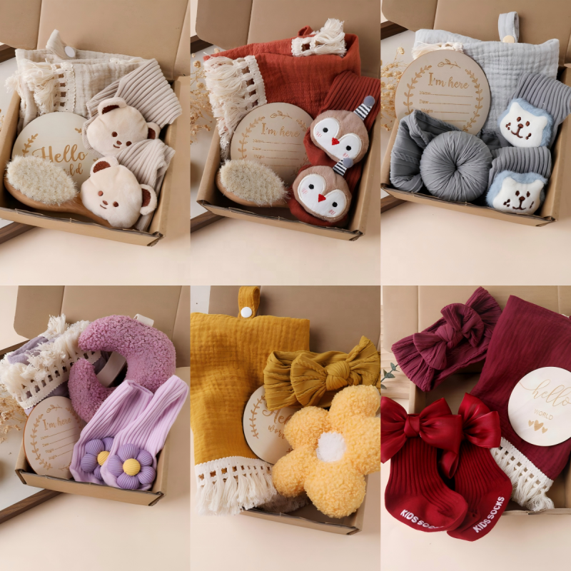 Newborn Gift Set Supplier - Custom Wooden Milestone Cards