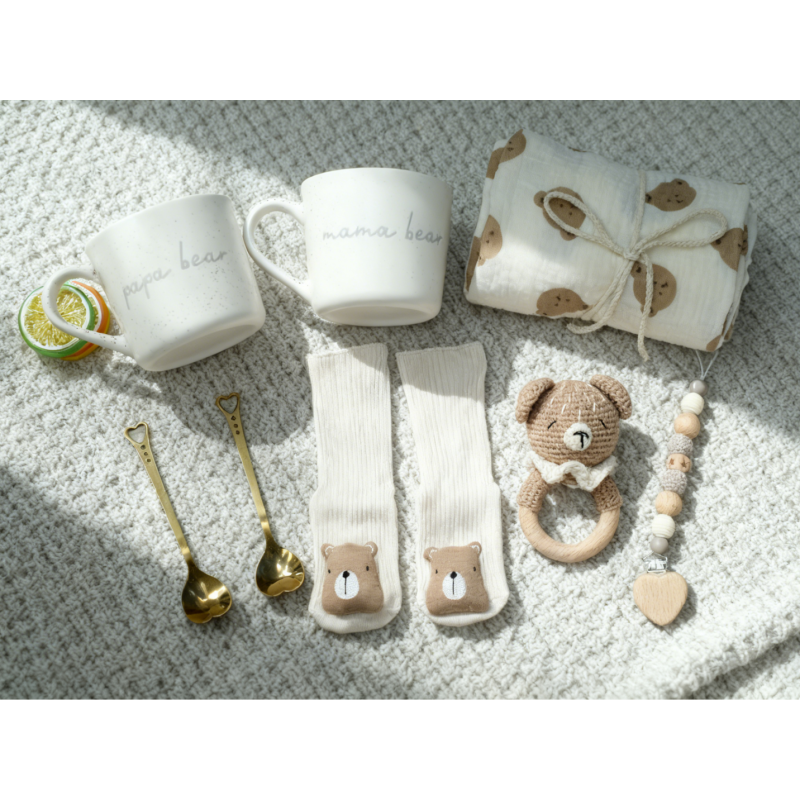 Newborn Shower Set Manufacturer - Cotton Blanket Parent Care Package