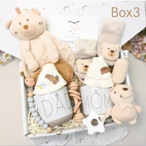 Baby Romper Manufacturer - Chunky Ribbed Knit Blue Embroidery