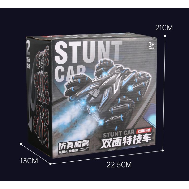 RC Stunt Car Manufacturer - OEM Flash 2.4G Double-sided Climbing with Lights 360 Flip