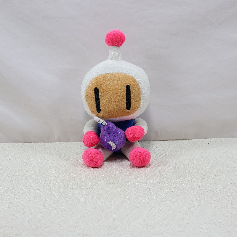 Anime Plush Doll Manufacturer - OEM Cross Border New Product Cute Bomberman Game Peripheral Fun Creative