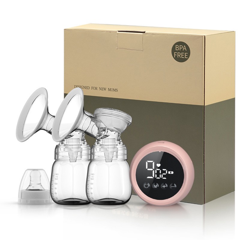 Electric Breast Pump Manufacturer - OEM Double Sided Strong Suction Automatic Postpartum Lactation