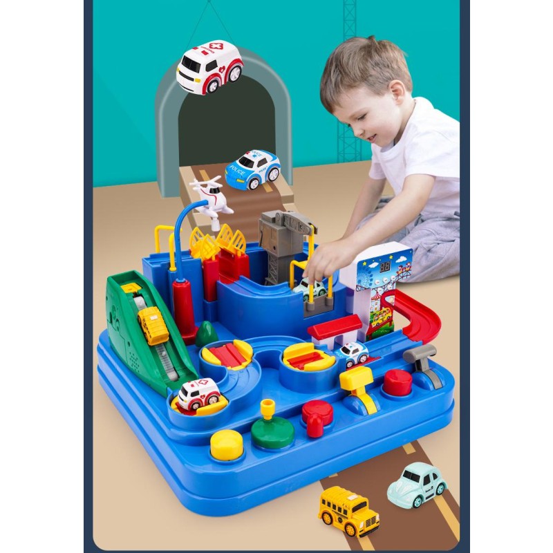 Rail Car Adventure Toy Manufacturer - OEM Children's Car Toys Clearance Puzzle Parent Child Interactive Toys