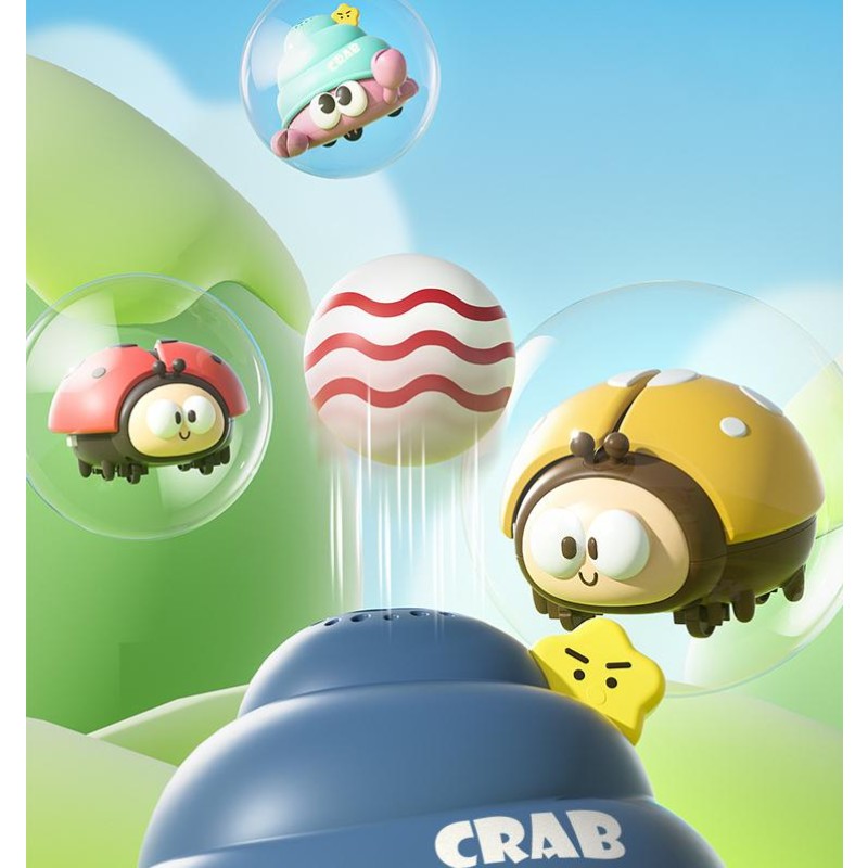 Baby Focus Toy Manufacturer - OEM Ladybug Suspension Ball Unique Early Education Puzzle Cute Animal Blowing