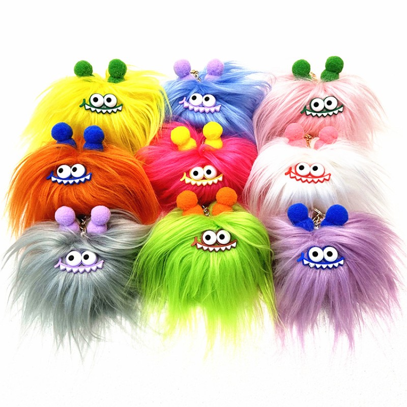 Plush Keychain Manufacturer - OEM Cute Cartoon Explosive Doll Sausage Mouth Bag Pendant Creative