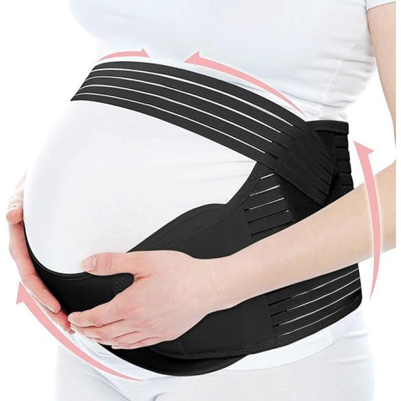 Pregnancy Support Belt Manufacturer - OEM Three Piece Set Abdominal Straps for Mid Late Pregnancy