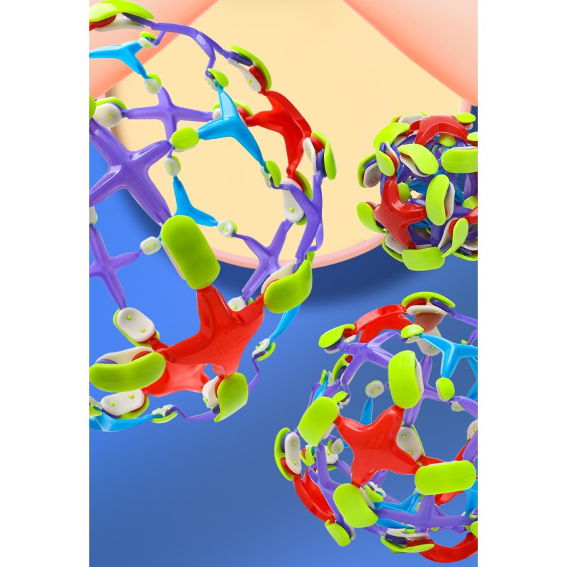 Magic Stretching Ball Manufacturer - OEM Children's Kindergarten Versatile Blossoming Throwing Large Size Colorful