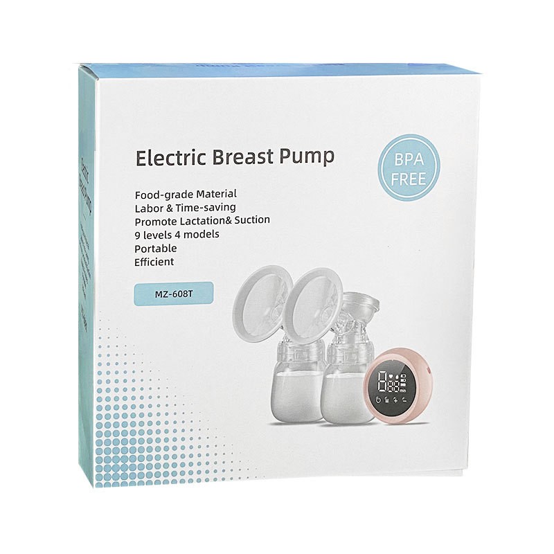 Electric Breast Pump Manufacturer - OEM Double Sided Strong Suction Automatic Postpartum Lactation