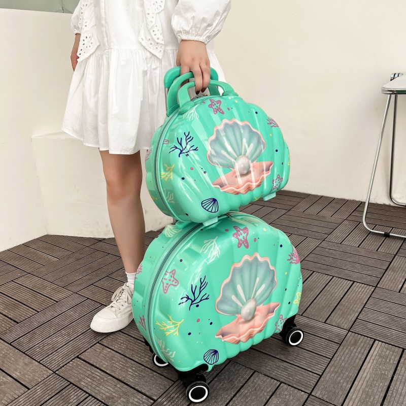 Children's Luggage Box Manufacturer - OEM Large Capacity Cartoon Shell Suitcase Universal Wheel