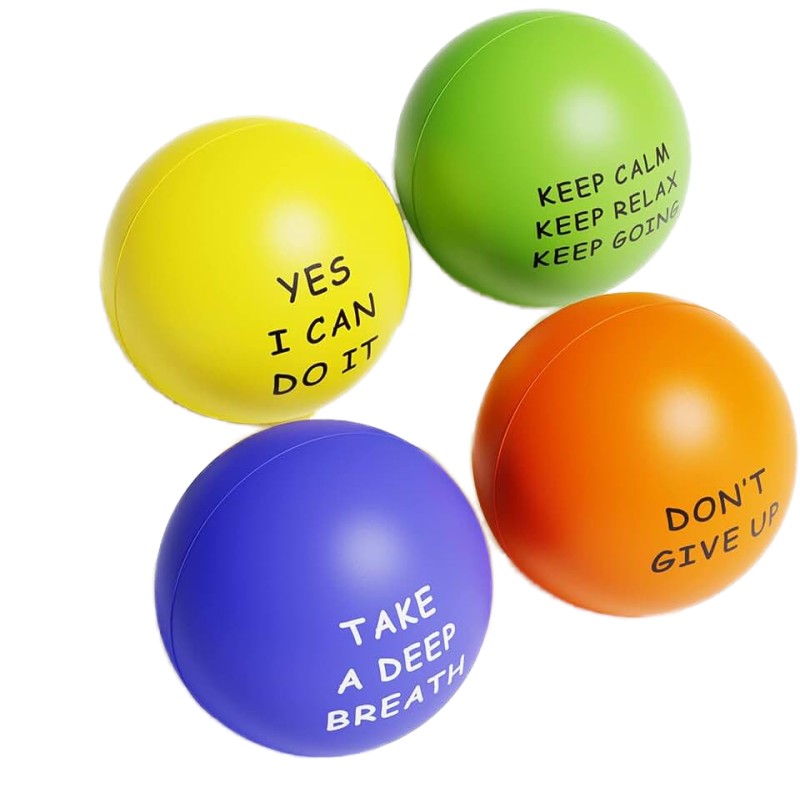 PU Foam Stress Ball Manufacturer - OEM Custom Logo Relief Anti-Stress Soft Toy Print Available 6cm 7cm
