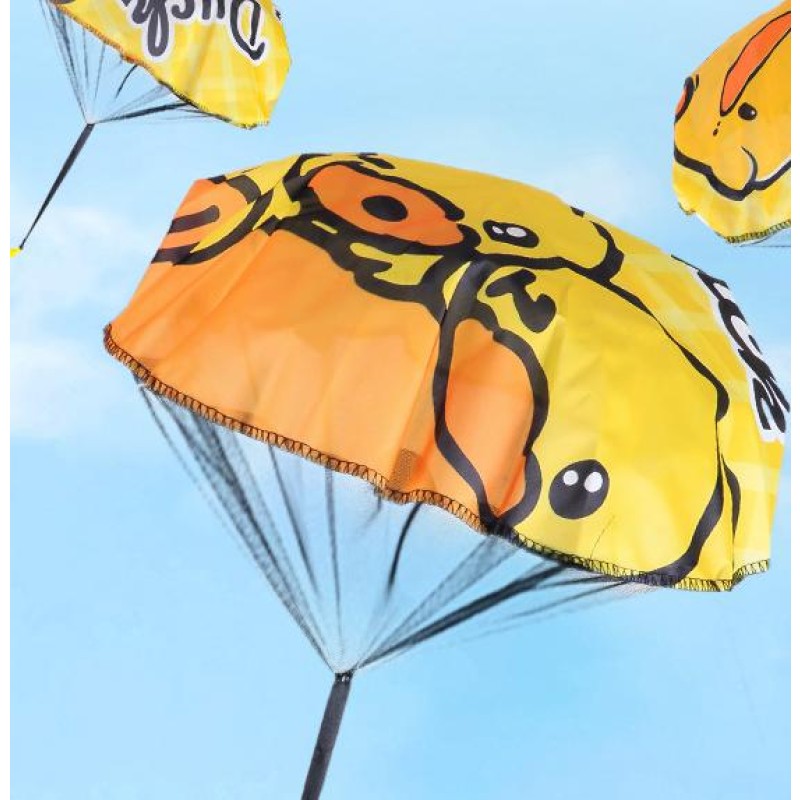 Parachute Toy Manufacturer - OEM Yellow Duckling Children's Park Airdrop Outdoor Sports Hand Throwing