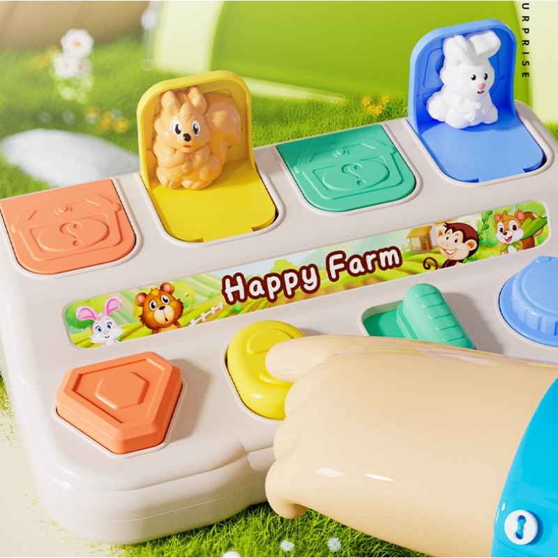 Pop-up Switch Box Toy Manufacturer - OEM Children's Hide and Seek Mechanism Cognitive Exercise Baby's Fingers