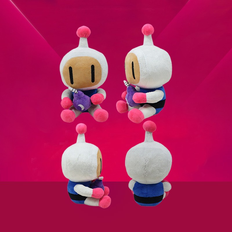 Anime Plush Doll Manufacturer - OEM Cross Border New Product Cute Bomberman Game Peripheral Fun Creative