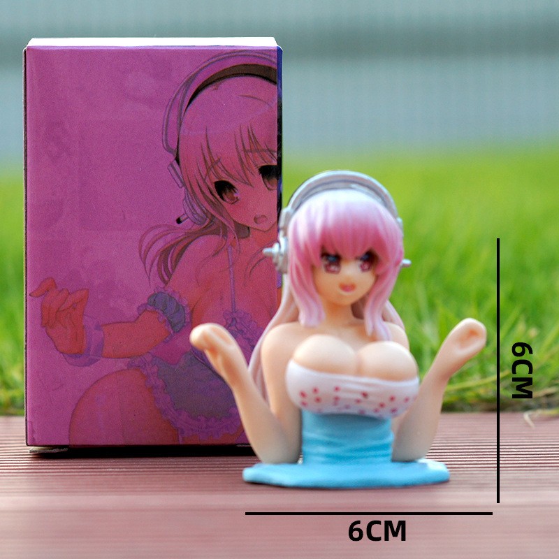 PVC Anime Statue Manufacturer - OEM Zealed RTS Creative Soft Toy Sexy Girl Vibrate Car Console Decoration