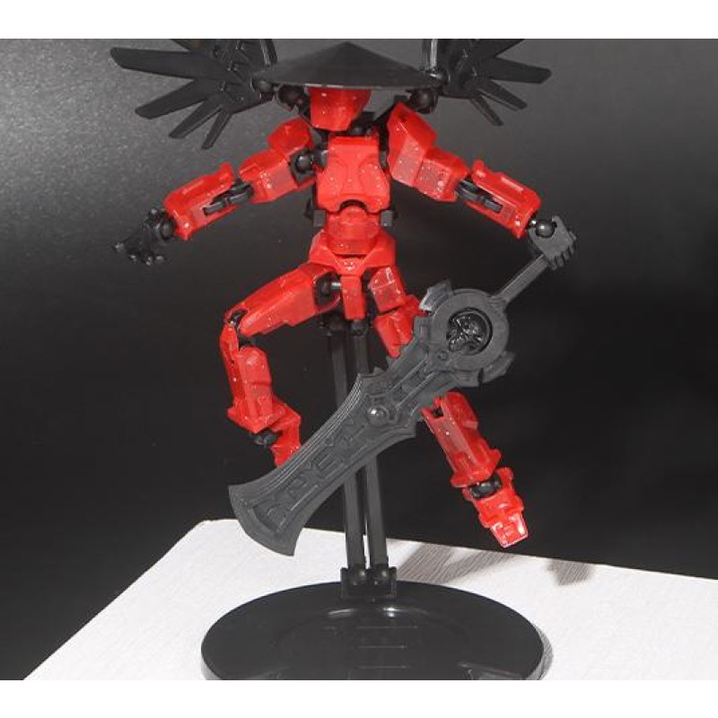 Mobile Pose Doll Manufacturer - OEM New Lucky Cool Multi Joint Varied Assemble Decompress Model Pendant