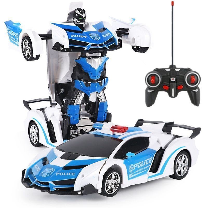 RC Transformation Robot Toy Manufacturer - OEM 1/18 2-in-1 Modified Sports Car Model Children's Gift