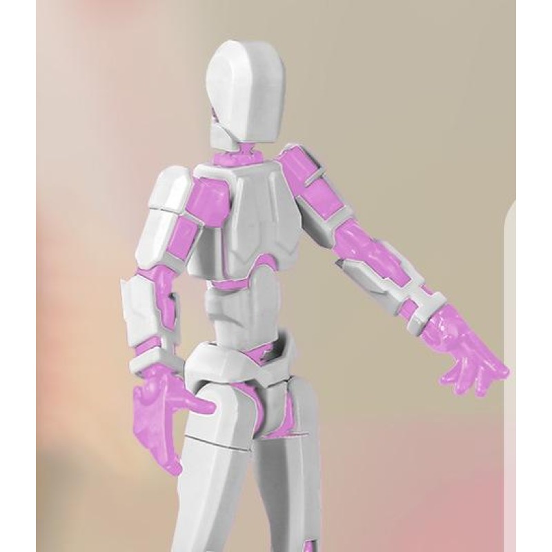 Mobile Pose Doll Manufacturer - OEM New Lucky Cool Multi Joint Varied Assemble Decompress Model Pendant