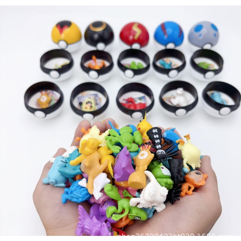 Twisting Egg Toy Manufacturer - OEM 48mm Mini Machine Cartoon Action Surprise Ball