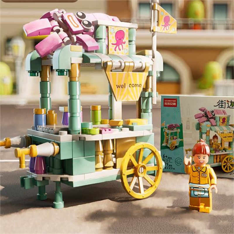 Street View Building Blocks Manufacturer - OEM Children's Small Particle City Building Models Puzzle Assembly Toys