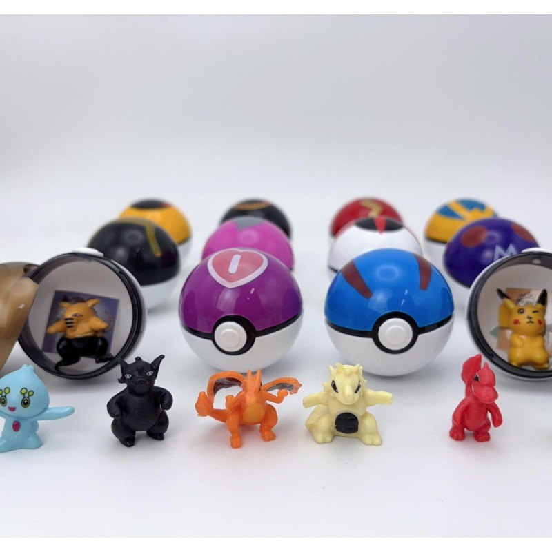 Twisting Egg Toy Manufacturer - OEM 48mm Mini Machine Cartoon Action Surprise Ball