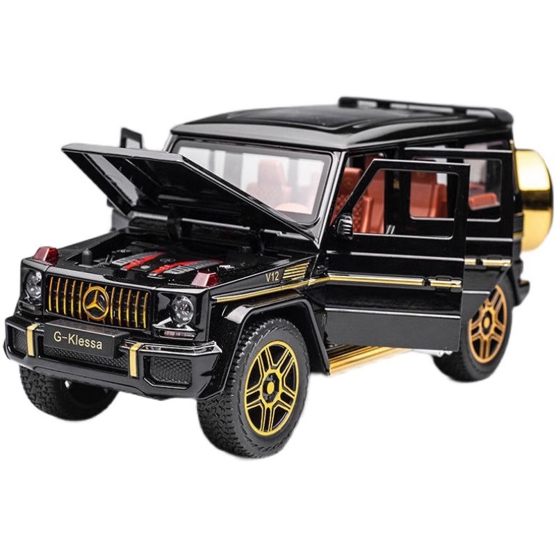 Mercedes G63 Model Manufacturer - OEM 1:24 Big G Alloy Off Road Simulation Car Model