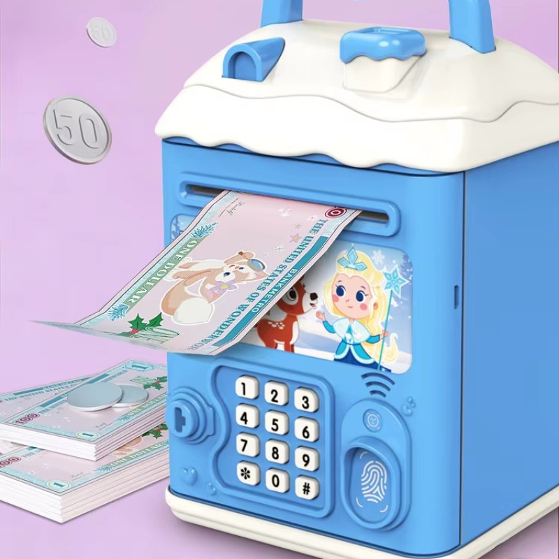 Fingerprint Piggy Bank Manufacturer - OEM Multi Functional Cartoon Cute Children's Automatic Safe Anime Gift